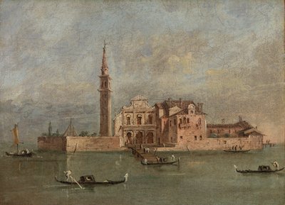 Benátský kostel od Francesco Guardi