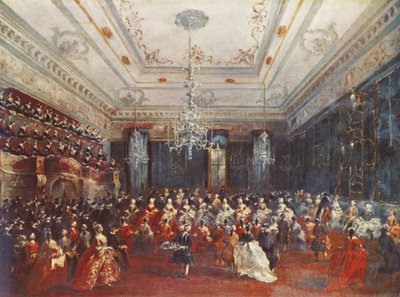 Benátský slavnostní koncert od Francesco Guardi