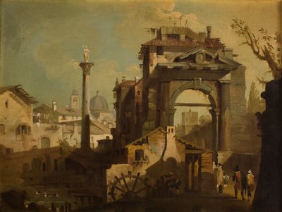 Pohled na italské město od Francesco Guardi