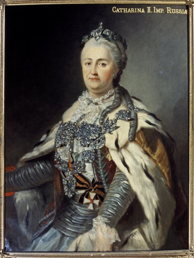 Kateřina II. "Veliká" (1729-1796) (olej na plátně) od Francesco Guerini