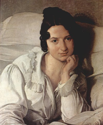 Italsky: Portrét Caroliny Zucchi Portrét Caroliny Zucchi od Francesco Hayez