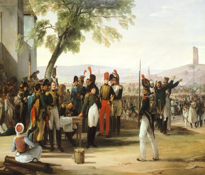 Napoleon po bitvě u Wagramu, Francesco Hayez (1791-1882) od Francesco Hayez
