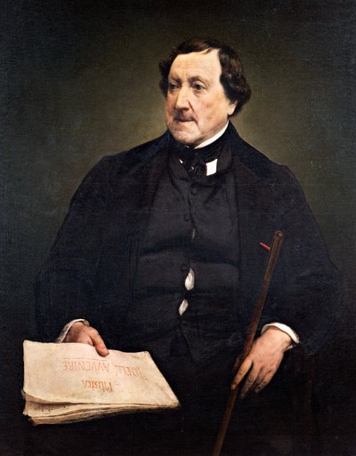 Portrét Gioachina Rossiniho (Pesaro od Francesco Hayez