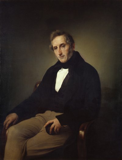Portrét básníka Alessandra Manzoniho 1785-1873 od Francesco Hayez