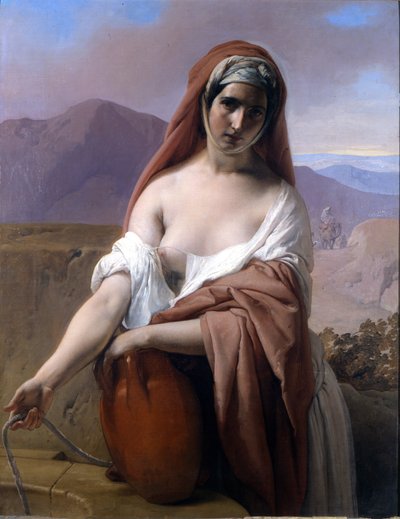 Rebecca u studny. Obraz Francesca Hayeze. Akademie Brera. Milán od Francesco Hayez
