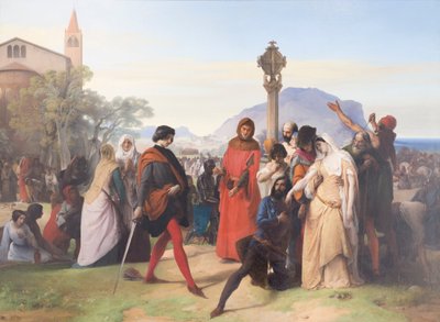 Sicilské nešpory od Francesco Hayez