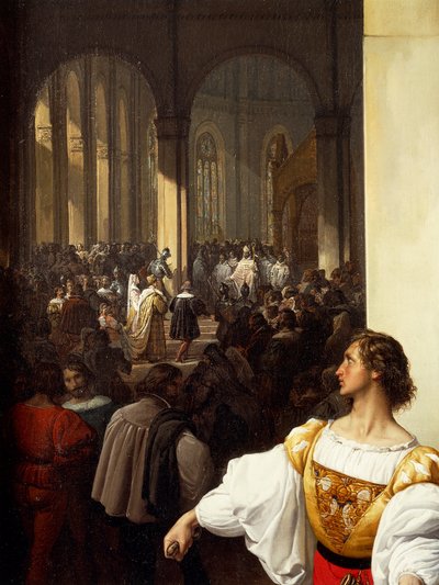 Spiknutí Lampugnani od Francesco Hayez