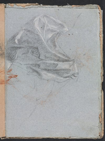 Verona Sketchbook: Studie sukna (strana 37) od Francesco Lorenzi