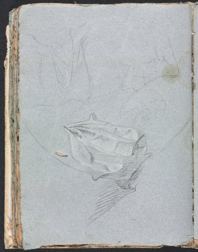 Verona Sketchbook: Studie sukna (strana 84) od Francesco Lorenzi