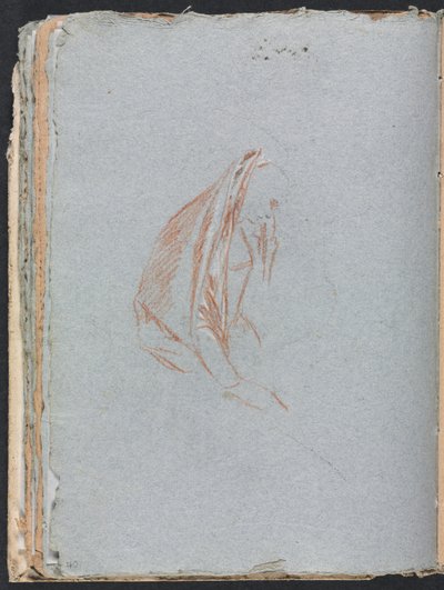 Verona Sketchbook: Ženská postava s pláštěm (strana 40) od Francesco Lorenzi