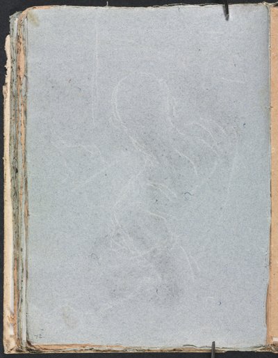 Verona Sketchbook: Figure Studie strana 72, 1760. od Francesco Lorenzi