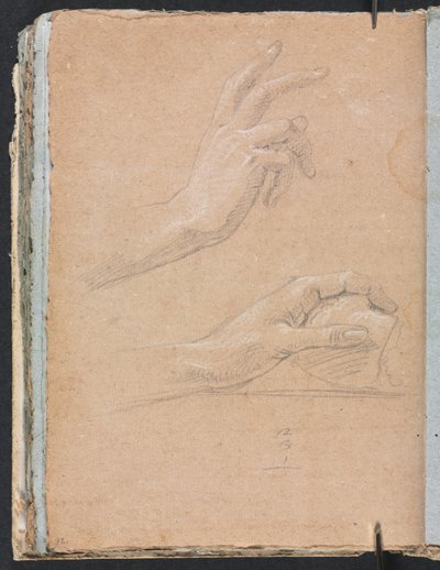 Verona Sketchbook: Hands strana 92, 1760. od Francesco Lorenzi