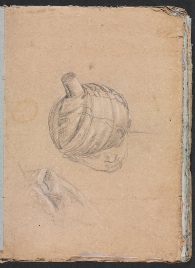 Verona Sketchbook: Head with turban strana 11, 1760. od Francesco Lorenzi