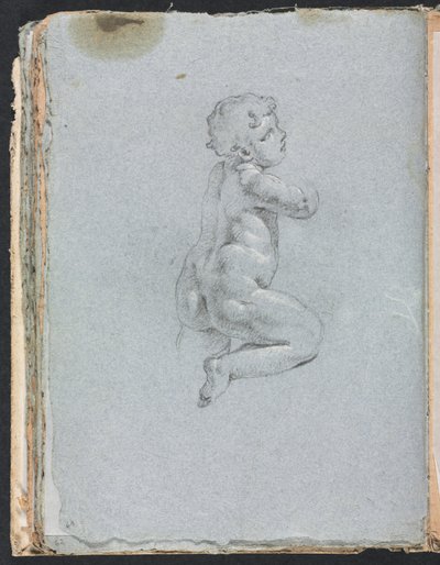 Verona Sketchbook: Putto na stránce profilu 64, 1760. od Francesco Lorenzi