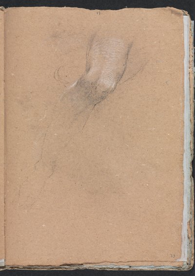 Verona Sketchbook: Pravá noha, strana 33, 1760. od Francesco Lorenzi