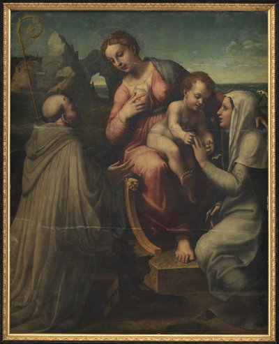 Madona s dítětem se svatými od Francesco Menzocchi