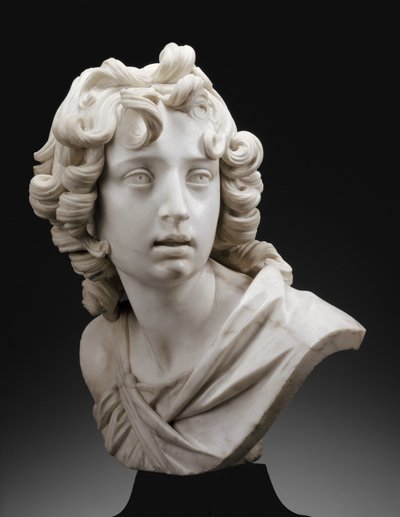 Busta mládí, možná svatého Jana Křtitele, 1630-40 od Francesco Mochi