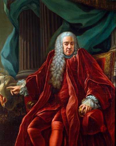 Portrét Agostina Vialea (1692-1777) dóže republiky genů z let 1750 až 1752 Malba Francesca Narice (asi 1719-1785) 1750 cca. Slunce. 153x122 cm Sestri Levante, Galleria Rizzi od Francesco Narice