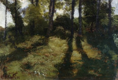 Studium dřeva od Francesco Paolo Michetti