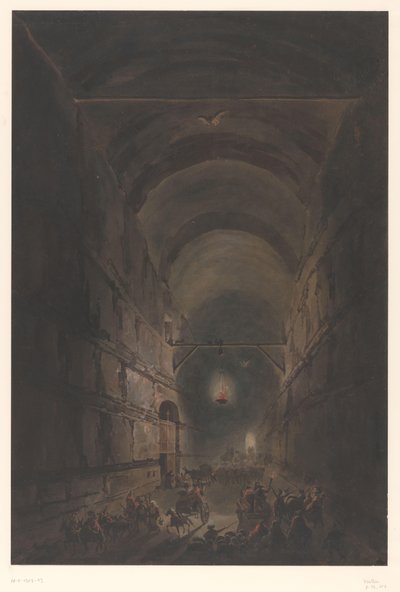 Jeskyně Posillipo Jeskyně Posillipo v Napels od Francesco Piranesi