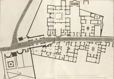 Velký plán vstupu do města Pompeje a jeho okolních budov z Ant..., 1804. od Francesco Piranesi