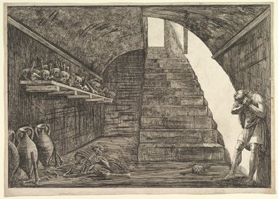 Vězeňská scéna.n.d. od Francesco Piranesi