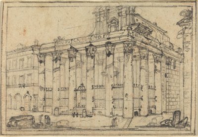 Chrám Antonina a Faustiny od Francesco Piranesi