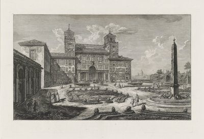 Vila Medici od Francesco Piranesi