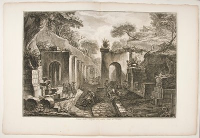 Pohled na del Porta od Francesco Piranesi