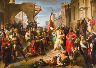 Přísaha Anconetanů, 50. léta 19. století. od Francesco Podesti