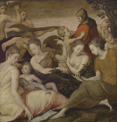 Umění hudby, c.1565 od Francesco Primaticcio