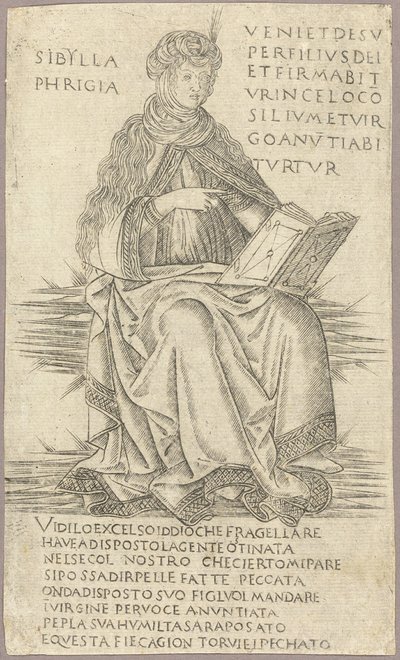 Frygická Sibyla od Francesco Rosselli