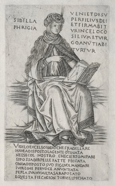 Sibyly: Frygická Sibyla, c. 1470-1480. od Francesco Rosselli