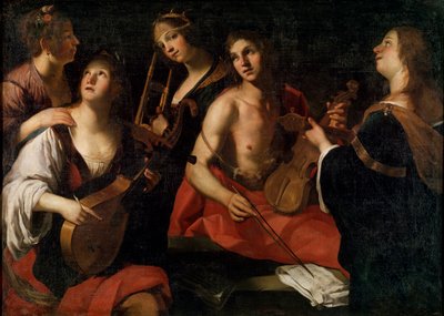 Koncert, konec 16. nebo začátek 17. století od Francesco Rustici