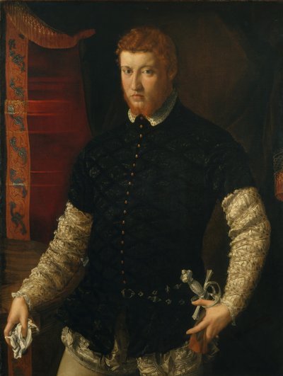 Portrét muže. od Francesco Salviati