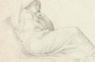 spící žena od Francesco Salviati