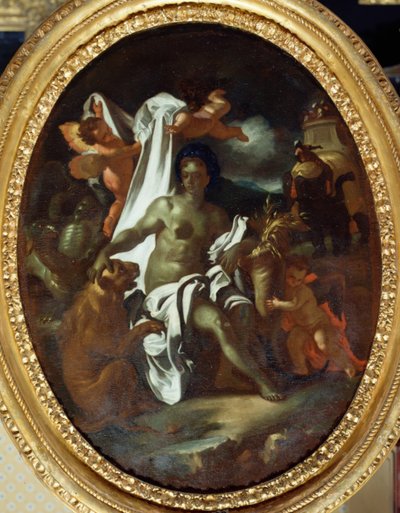 Alegorie Afriky (olej na plátně) od Francesco Solimena
