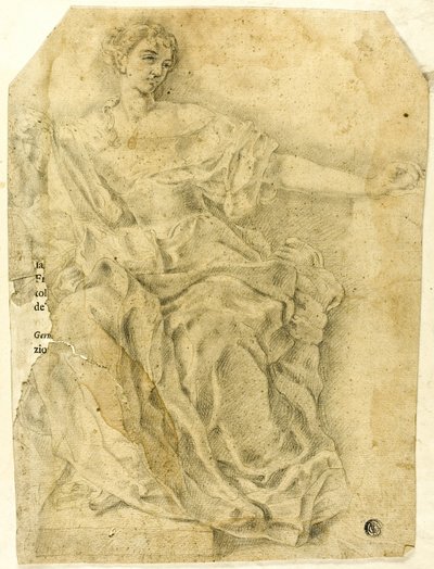 Sedící alegorická ženská postava od Francesco Solimena