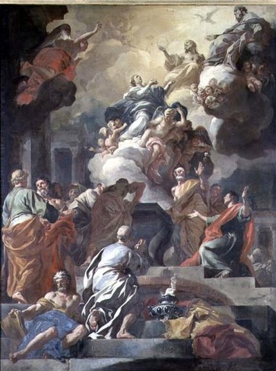 Nanebevzetí Panny Marie od Francesco Solimena