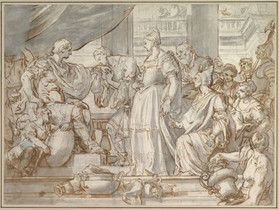 Scipionova zdrženlivost od Francesco Solimena
