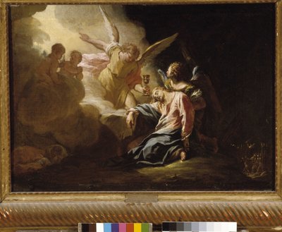 Kristus v zahradách olivovníků od Francesco Trevisani