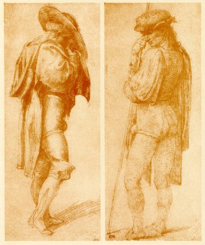 Studium dvou obrazů Josefa od Francesco Ubertini Bacchiacca