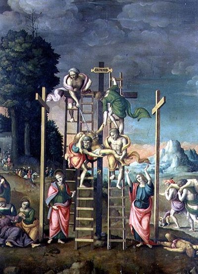 Deposition of Christ, c.1518 (panel) od Francesco Ubertini Verdi Bachiacca