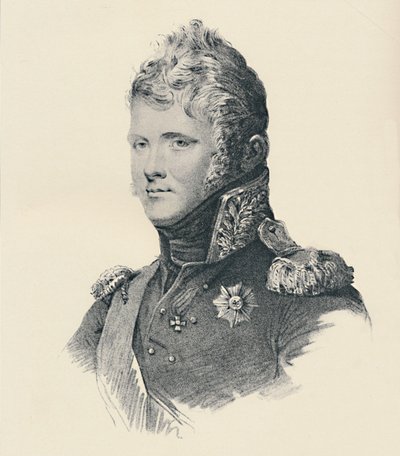 Alexandr I., ruský císař, c1800, 1896 od Francesco Vendramini