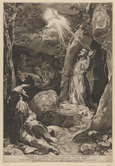 Francis dostává stigmata od Francesco Villamena