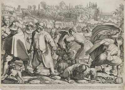 Il Bruttobuono (Pouliční boj) od Francesco Villamena