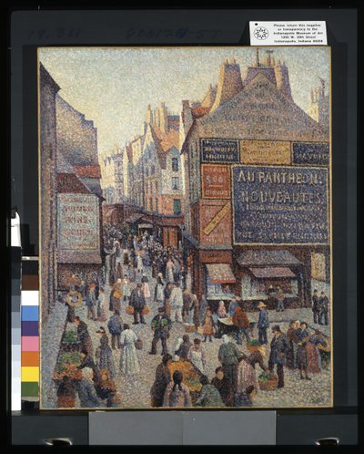 Rue Mouffetard (olej na plátně) od Francesco Vinea