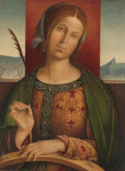 Svatá Kateřina Alexandrijská od Francesco Zaganelli di Bosio (attributed to)