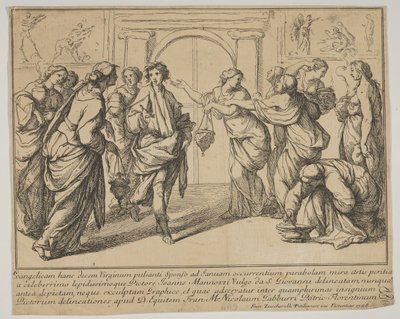 Moudré a pošetilé panny, 1728. od Francesco Zuccarelli