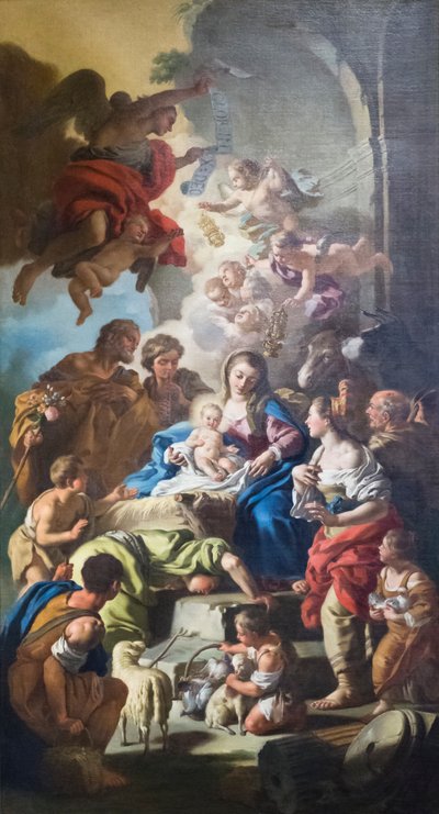 Paimenten palvonta od Francesco de Mura